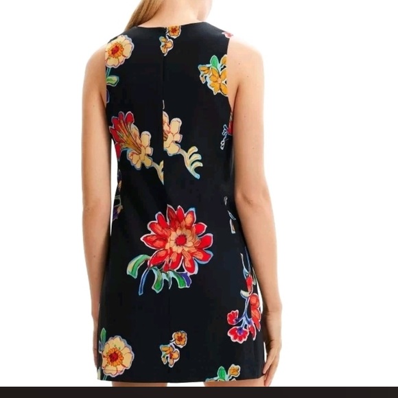 🔥NWT🔥DESIGUAL Short Slim Floral Dress - Picture 4 of 5